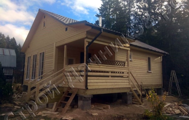 2 Брусовой дом 9×9, 81 м², Московская область, Рузский городской округ, Город Руза (10)